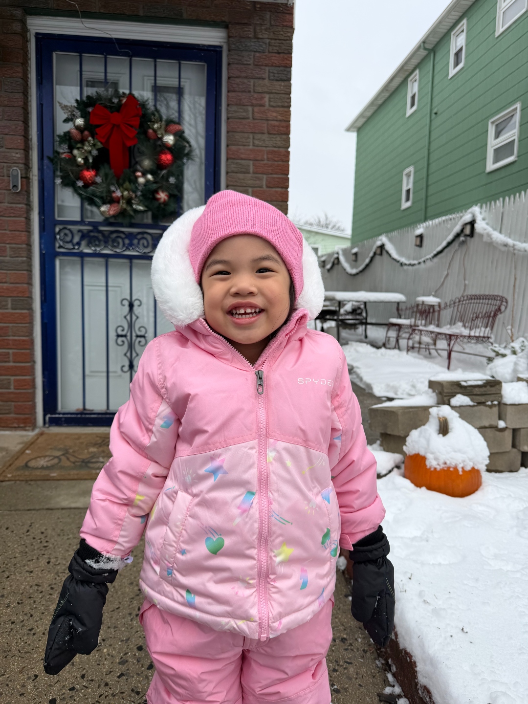 Madison in the snow